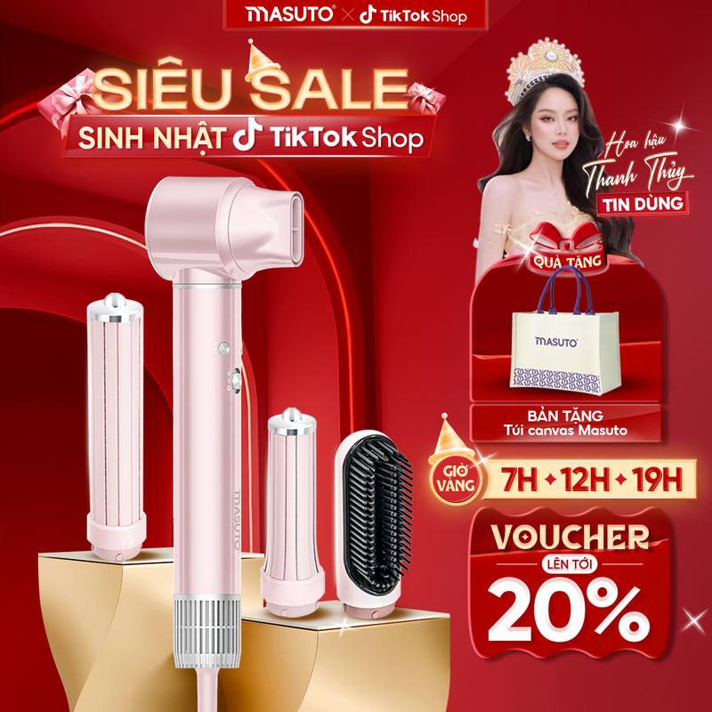 Máy Sấy Tóc Tạo Kiểu 5in1 Masuto AirStyler - BESTSELLER HB - Công Nghệ Ion Âm Bảo Vệ Tóc, Giảm Hư Tổn Tóc, Bảo Hành 24 Tháng #maysaytoc #maysay #maysaytocmasuto #may5in1masuto #maysayuon5in1masuto