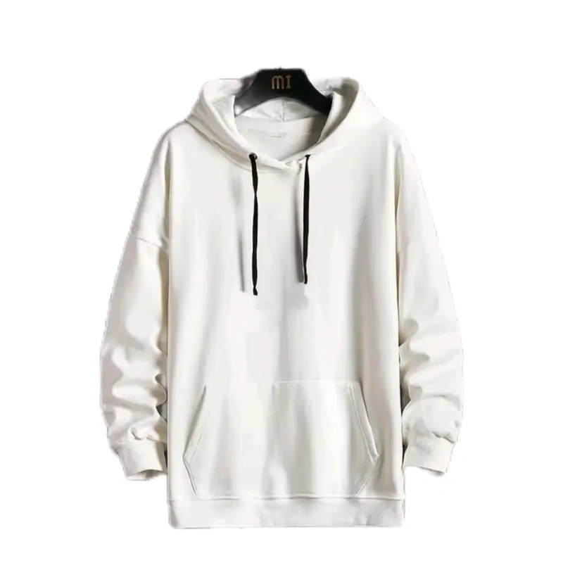 Jaket Sweater  Polos Tebal Gramasi 280 Fleece Pria - Lembut, Keren, Panjang, Distro, Anime, Cowok Nyaman Zipper Tulisan hoodie gorengan Wanita Merah 1