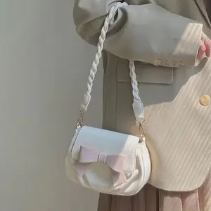 Tas wanita aesthectic simple & modern JS2 style motif PITA rekomendasi fashion cewek terbaru Selempang