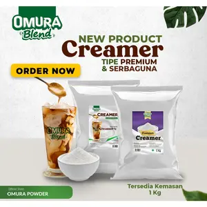 [TOPPING] Bubuk Creamer / Krimer Nabati Krimer Premium & Serbaguna 1 Kg Omura Powder
