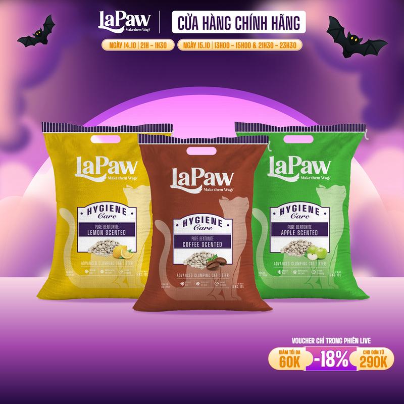 LaPaw Cát vệ sinh cho mèo đất sét tự nhiên 10L/ 5KG
