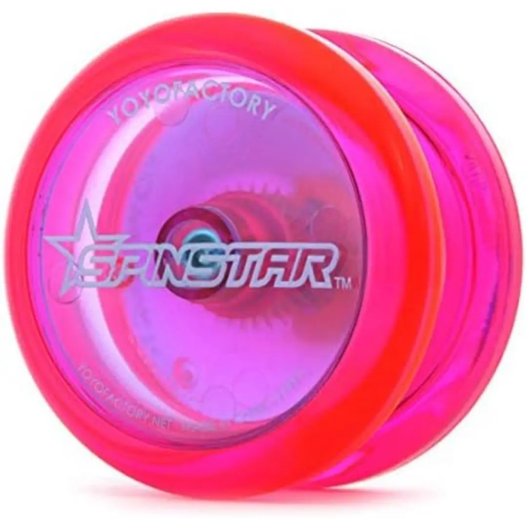 [PO] Yoyo Spinstar Pink/Blue Cap with DVD for beginners (Yoyo Factory) (24) Kualitas Terbaik [WAJIB TANYAKAN STOCK SEBELUM MEMBELI]