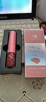 Product Review of 【CUCI GUDANG】MAGEFY 2-IN-1 Lipstik  / Matte Liquid Lipstick / Lip Lembut Tahan Lama Pelembab Pigmentasi Tinggi 12 Colors 8016 from S**l 1