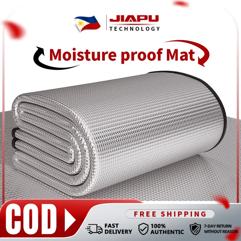 Outdoor Double-sided Aluminium Moisture Proof Mat Camping Picnic Pad Ultralight Hiking Sleeping