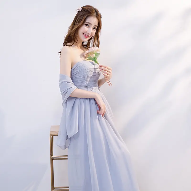 Bd Gaun Bridesmaid Gaun Pernikahan Panjang Bd52-57 6