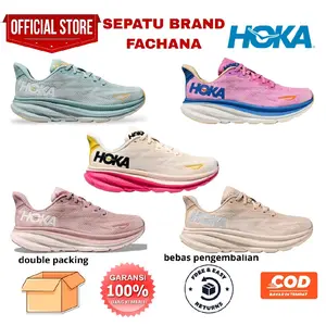 Sepatu Lari Wanita Hoka Clifton 9 Olahraga Harian/Daily Gym Senam Zumba