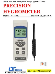 Precision Hygrometer Lutron HT-3017