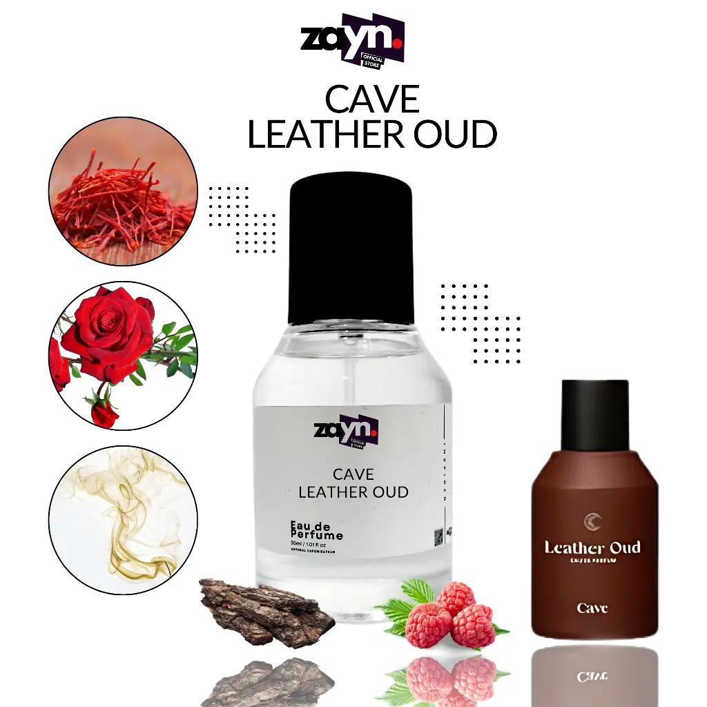 Cave Leather Oud by Zayn Perfume Parfum Aroma Amber Leather Woody Green Spicy Oud 35ml