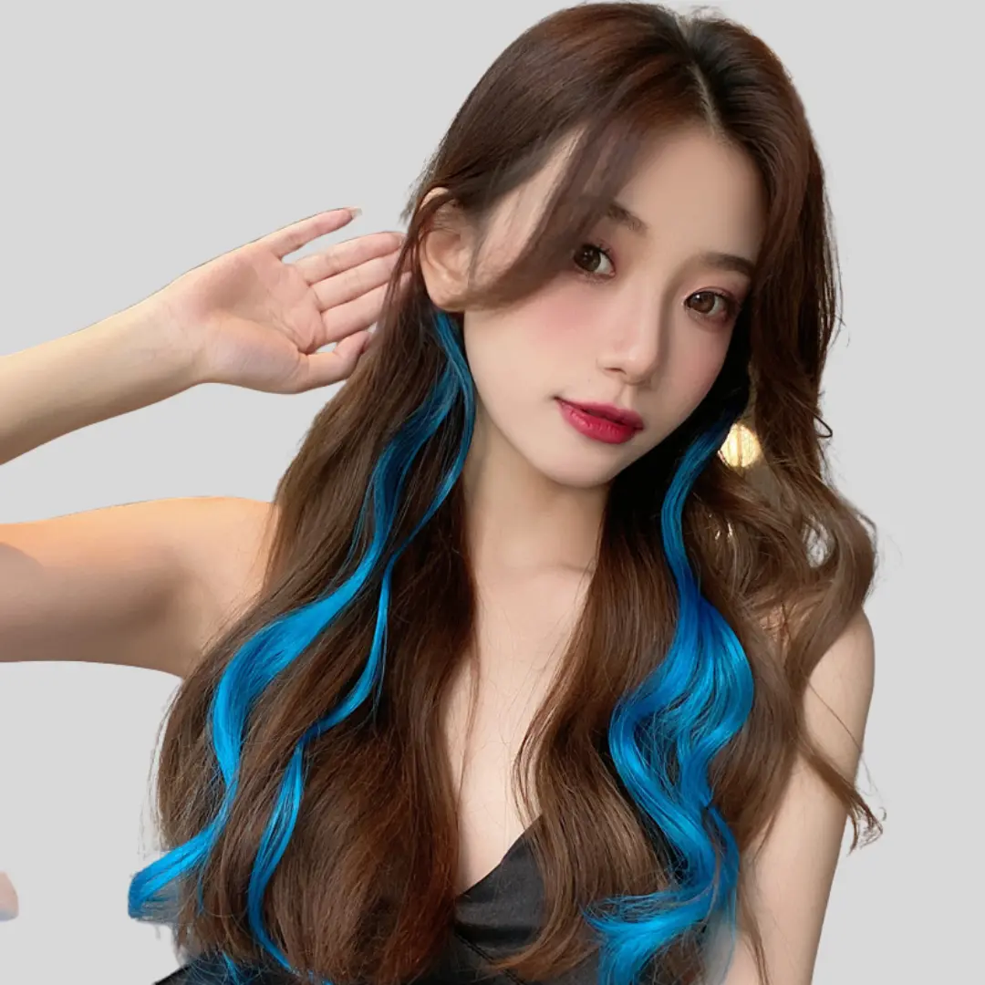 JESSIE【WA-MT001】20inches Colorful Clip Synthetic Hair Extensions Fashion Daily Use or Party