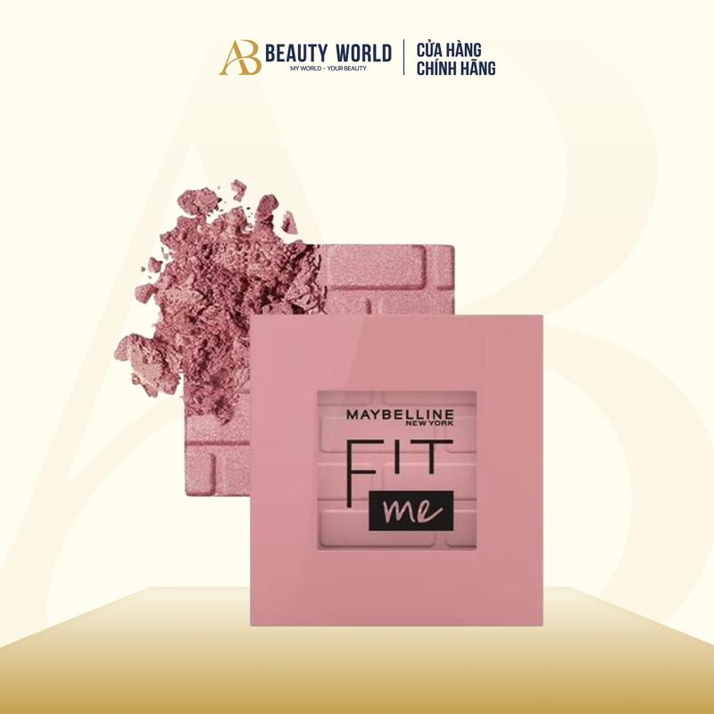 DATE 08 2026 Phấn Má Hồng Maybelline Mịn Lì Chuẩn Màu Fit Me Mono Blush 4.5g AB Beauty World