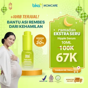 [PROMO SPECIAL] NIPPLE SERUM BKA isi 10ml - Bantu ASI Rembes TM3, Bersihkan Puting Kotor, Redakan & Lembabkan Puting Lecet dengan Vitamin B8 & Bird Nest Extract, Persiapan Lancar ASI l serum asi bka l Nipeel serum halal & bpom l mom care bka