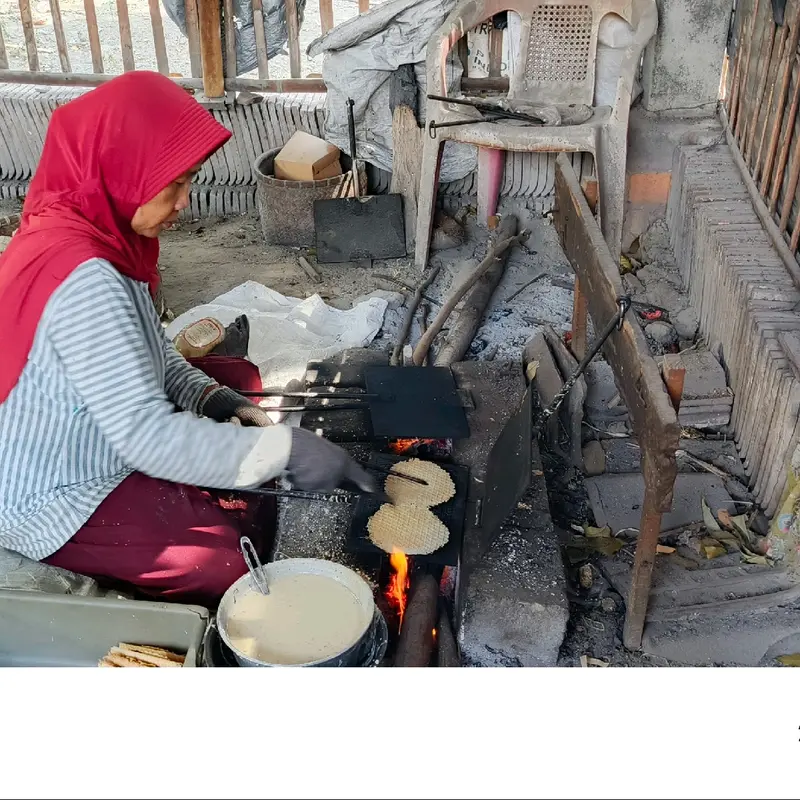 Cetakan kue semprong bahan besi baja anti lengket 1