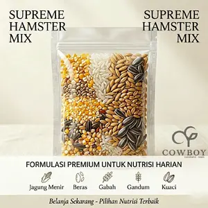 Pakan Hamster MiX seed biji bijian lengkap hamster syrian humble dll 100 gram