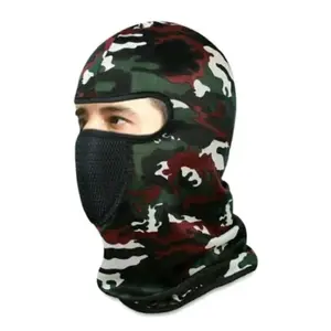 Masker Ninja BJ Spandex Lembut 3 Varian Lucu Olahraga Pria Wanita Motif LORENG Perlindungan Optimal Outdoor