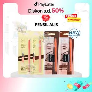 Viva Queen Eye Brow Pencil (WATERPROOF, SMUDGEPROOF & TRANSFERPROOF) - tersedia 3 varian warna