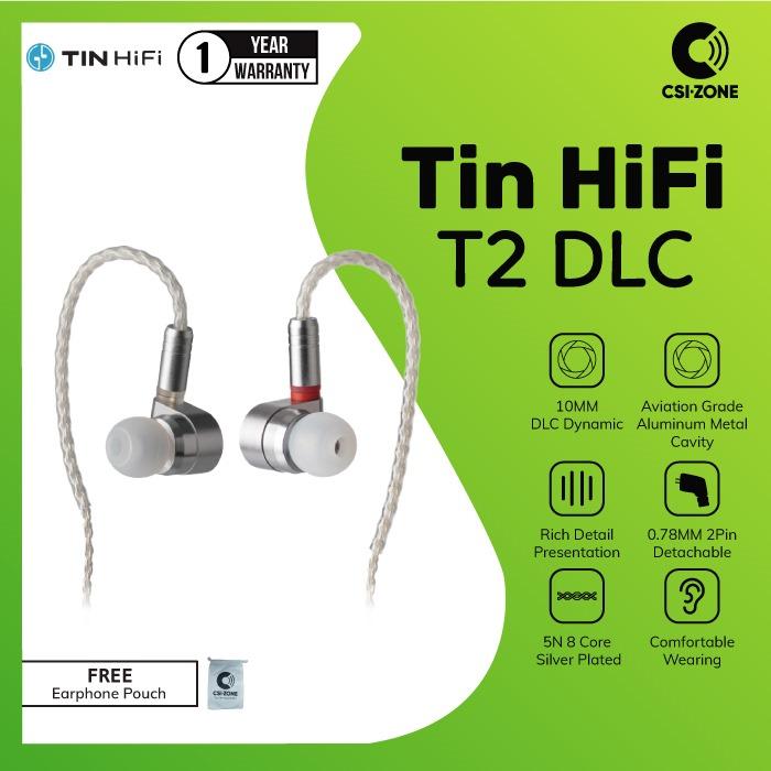 Gambar Tin HiFi T2 DLC 10MM DLC Dynamic Driver In Ear Earphone dari CSI-ZONE Kota Tangerang Selatan Tokopedia