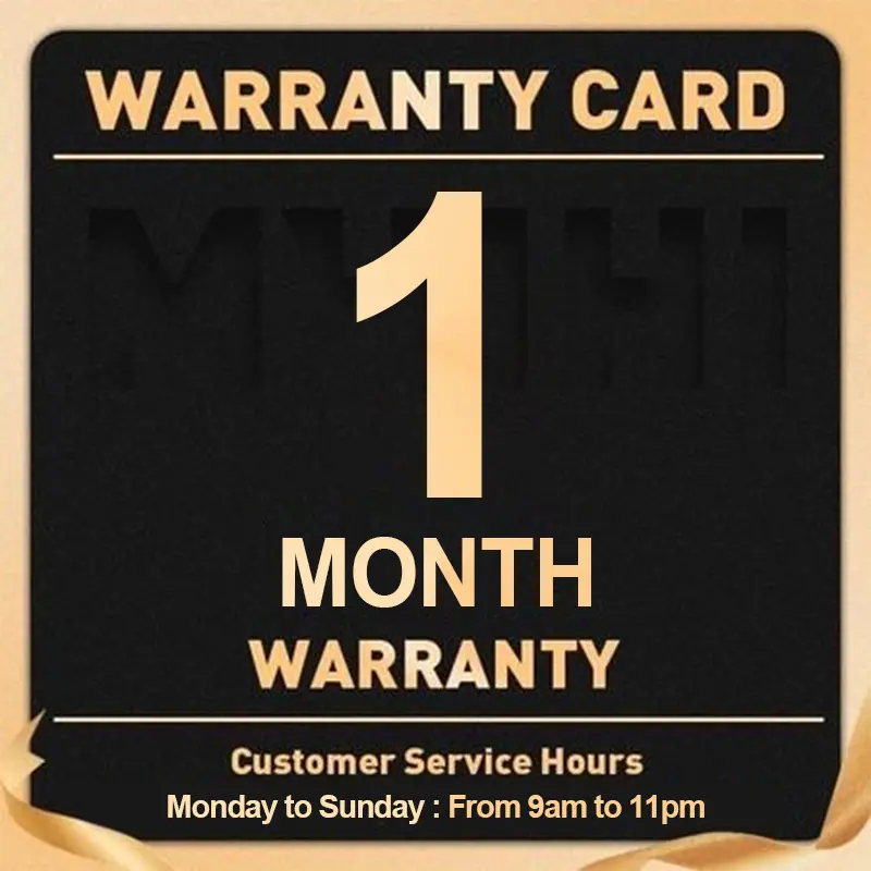 Product Electronic Warranty Card, One month After-Sales Guarantee, If You Have Any Questions About the Product, Please Contact Customer Service