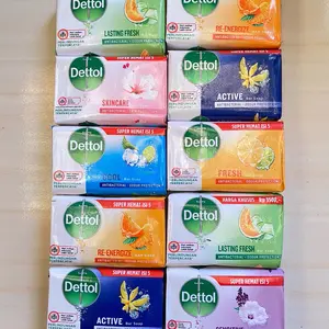 12 BATANG SABUN DETTOL 60GR MIX VARIAN Soap Membersihkan Perawatan Mencerahkan Mandi