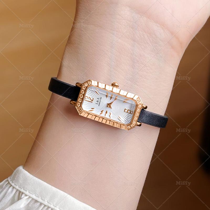 Miffy - Jam Tangan Wanita Kecil Elegan Jam Tangan Analog Akses Diamond Fashion Watch 3