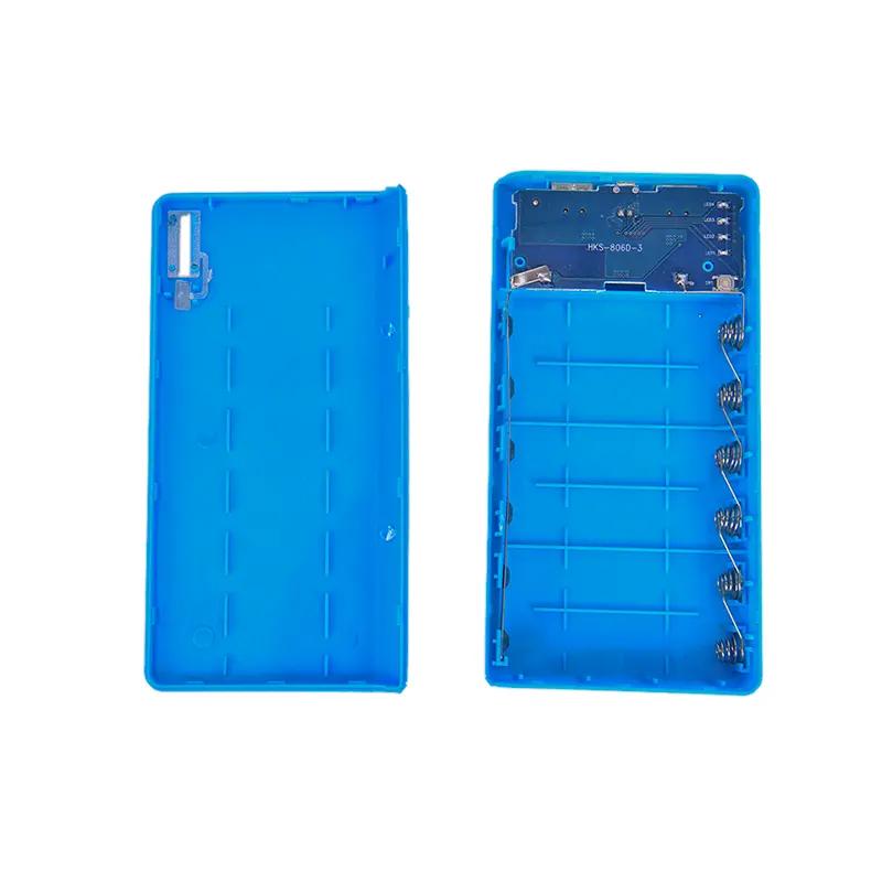 vỏ ngân hàng năng lượng trường hợp 2a 6x18650 bộ sạc DIY bộ pin hộp bảng không…