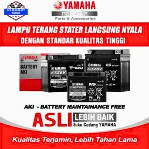Original baterai accu aki kering yamaha yuasa TZ4V YTZ5S YTZ6V UTS7V untuk semua motor