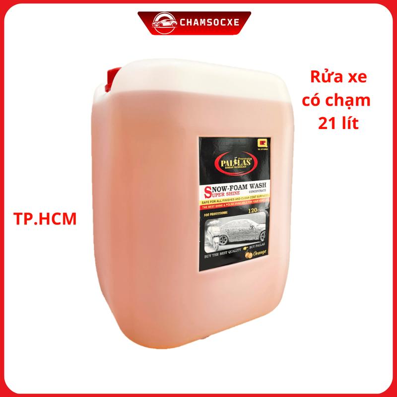  Nước rửa xe bọt tuyết siêu bóng sơn pallas 120 - 22 lít 