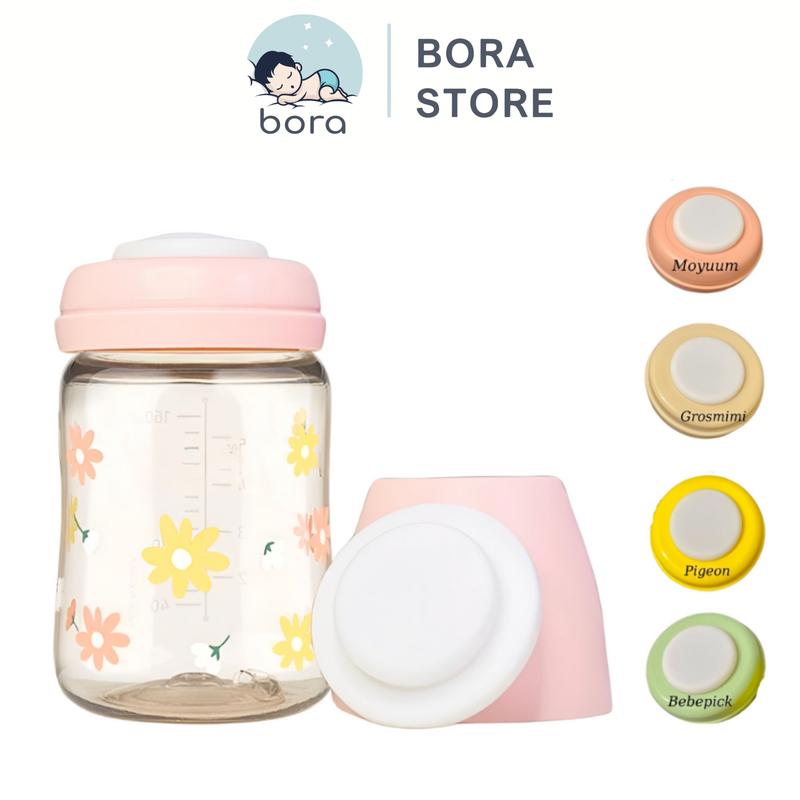  Nắp chặn silicon thay thế nắp trữ sữa phù hợp với các bình cổ rộng 5cm 