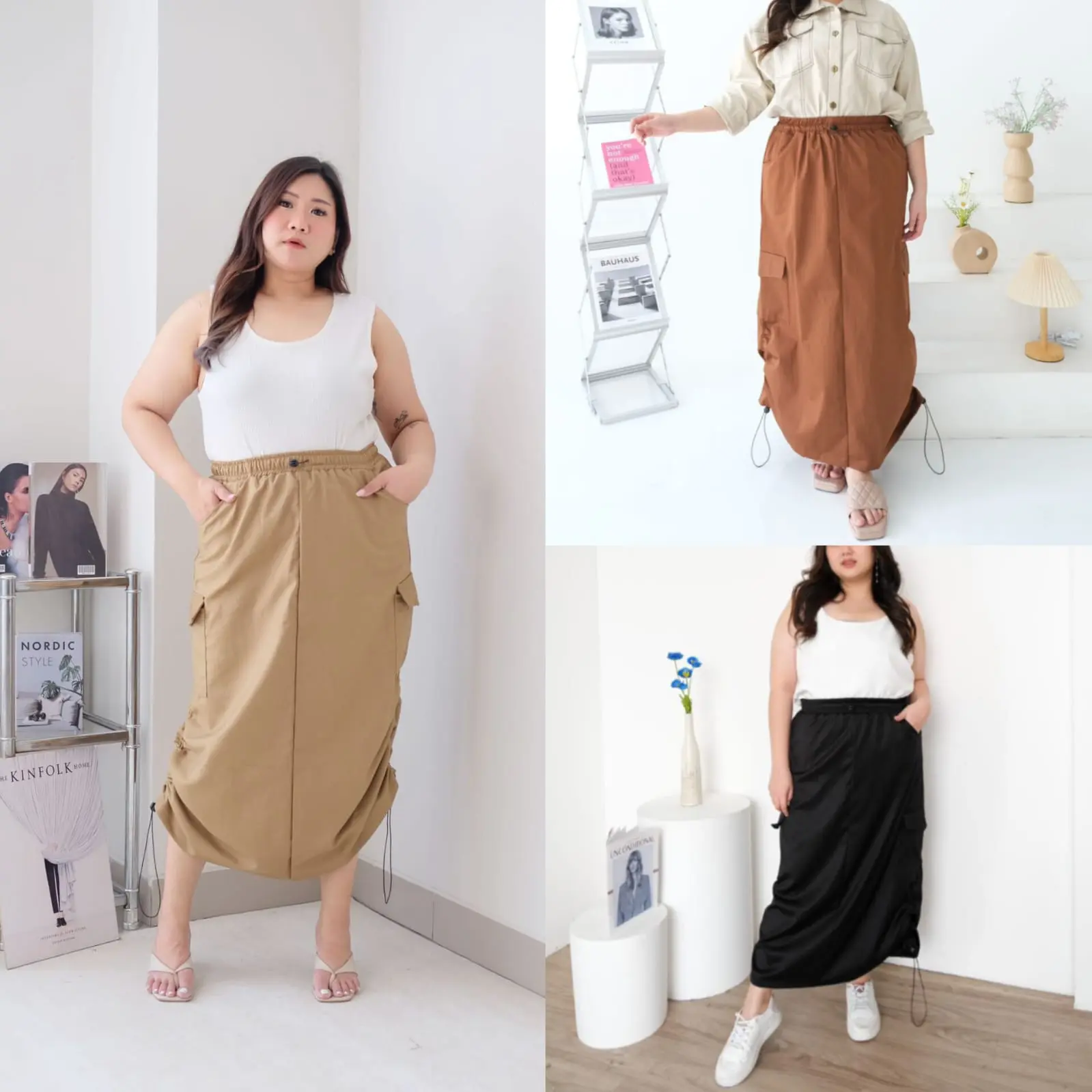 BIGWELL GEA ROK TALI - ROK WANITA JUMBO - BAWAHAN WANITA BIGSIZE