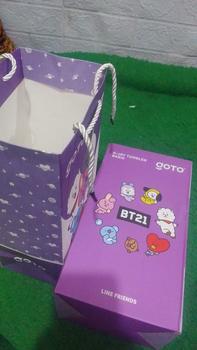 Product Review of Goto [COD] K-Joy X BT21 Tumbler Tahan Dingin Panas Botol Tempat Minum Aesthetic 1.2L from ** ** ** ** ** ** ** 김** 2