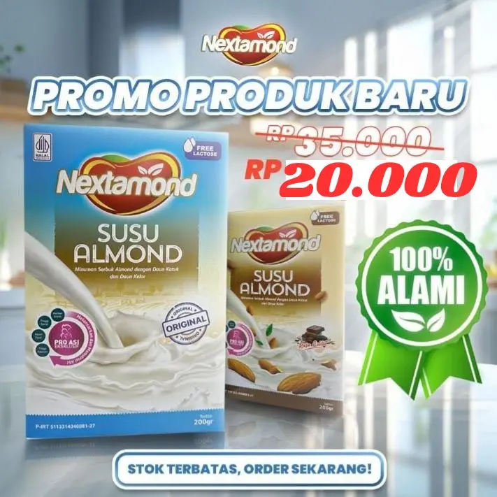 NEXTAMOND susu almond 200g PROMO Produk Baru 0