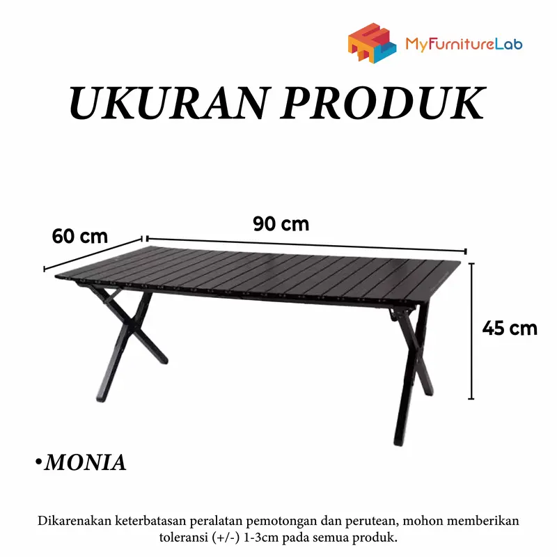 𝐌𝐘𝐅𝐔𝐑𝐍𝐈𝐓𝐔𝐑𝐄𝐋𝐀𝐁 MONIA WAIKOLA Meja Camping / Outdoor 4