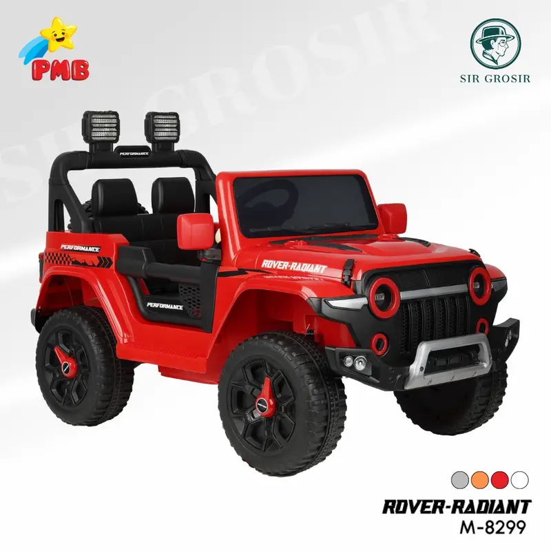 [GROSIR] Mainan Mobil Aki Anak Besar JEEP ROVER RADIANT PMB M8299 0