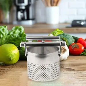 Stainless Steel Vegetable Filling Squeezer Grape Fruit Juicer Kitchen Press for Restaurant Commercial Use Sturdy Fruit Press