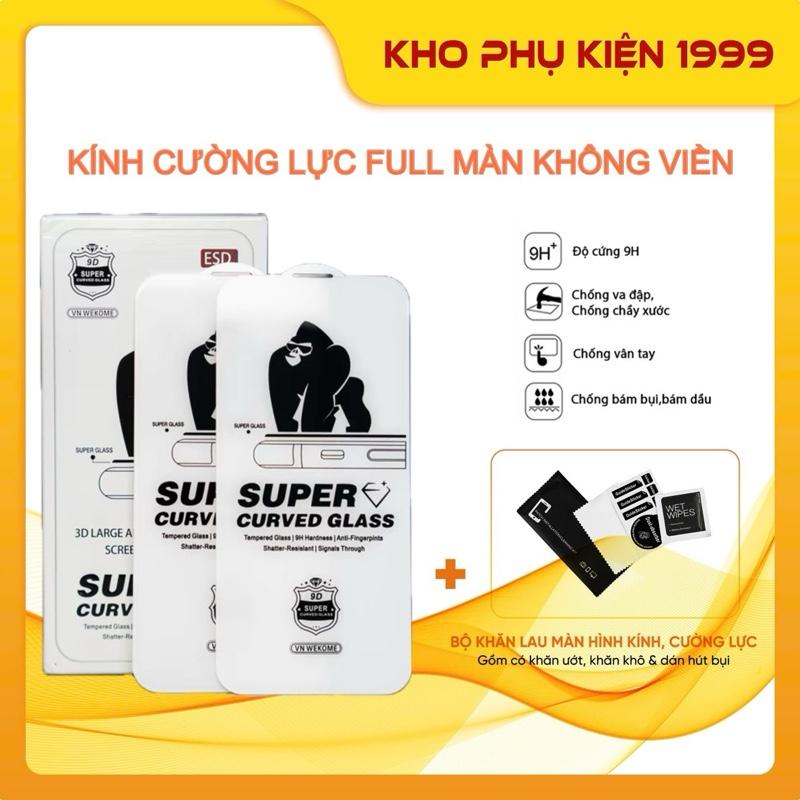 ( KÍNH KHÔNG VIỀN ) Kính cường lực Kingkong không viền đen dành cho IP 16promax 15 14 13 11 Pro Mã 14 plus x xs xr