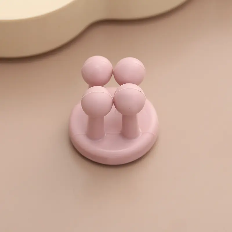 Silicone nail-free traceless adhesive hook wall storage clip rack kitchen bathroom clip toothbrush holder razor adhesive hook