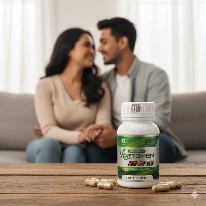 Gambar obat penyubur pria vertomen penambah sperma dari Herbaterapi id Kab. Kudus Tokopedia