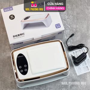 Máy Hơ T10 Khoang Rộng Có Đệm Kê Tay Tay 380W Công Suất Cao 90 Bóng Đèn Led UV Gel Làm Nail, Sun Mate-60 Hơ Gel Nhanh Khô Tiết Kiệm Thời Gian Nữ Women