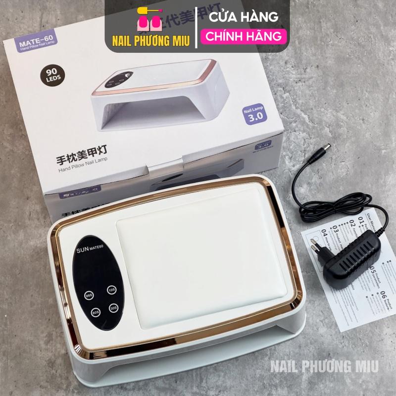  Máy Hơ T10 Khoang Rộng Có Đệm Kê Tay Tay 380W Công Suất Cao 90 Bóng Đèn Led UV Gel Làm Nail Sun Mate-60 Hơ Gel Nhanh Khô Tiết Kiệm Thời Gian Nữ Women 