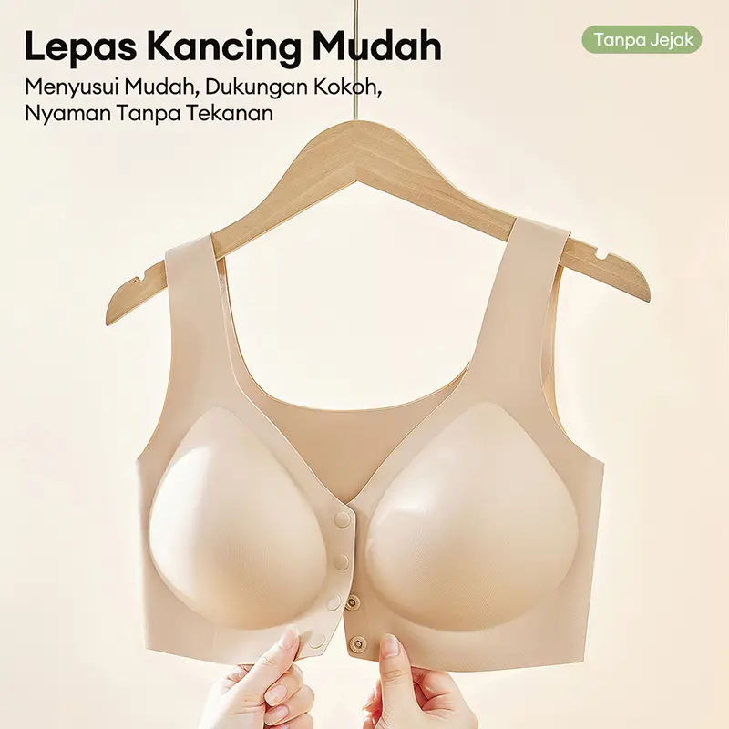 Bra Menyusui Bra Wanita Bra Tanpa Kawat Bra Olahraga Bra Push Up Bra Ukuran Besar Terbuat Dari Sutra Es Bernapas Dan Sejuk Cocok Untuk Musim Panas ABK02