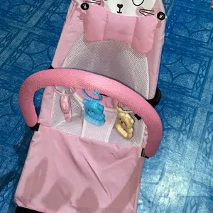 Kursi Goyang Bayi Foldable Multifungsi Dengan Rak Mainan Baby Bouncer Ayunan Bayi Bisa Dilipat Nyaman Aman Garansi 3 Tahun Soft Cloth Untuk Bayi 3–18 Bulan Tidur & Bermain di Lantai Rocker Bouncer Chair Portable Toddler