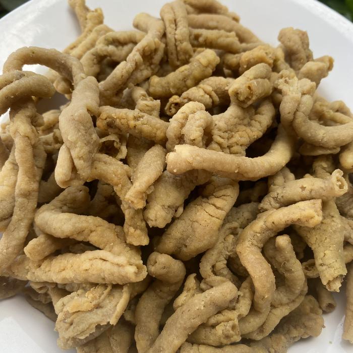 Gambar Keripik Usus Ayam Premium 800Gr Talasan - orginal dari Talasan Snack Kab. Sidoarjo 5 Tokopedia