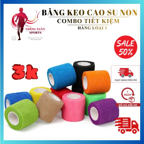 COMBO SIÊU SALE 10,24,48 & 120 CUỘN Băng keo thể thao cuốn cổ chân cổ tay tránh chấn thương hỗ trợ tập luyện thi đấu Sport Quấn Cổ Tay