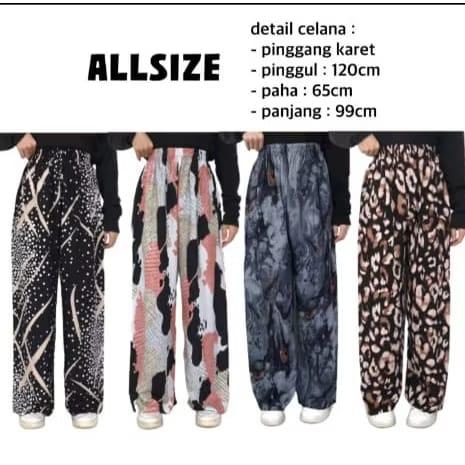 Product Introduction of Celana Panjang Kulot Motif Bahan Premium Terlaris untuk Wanita dari Rayon 0