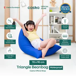 Triangle 70x90 - Plus Isi - bahan waterproof