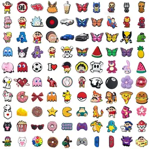 Baru 1pcs Campuran Aksesori Sepatu DlY Sepatu TamanSandal Pin Aksesori Sepatu Hadiah UlangTahun Anak-anak