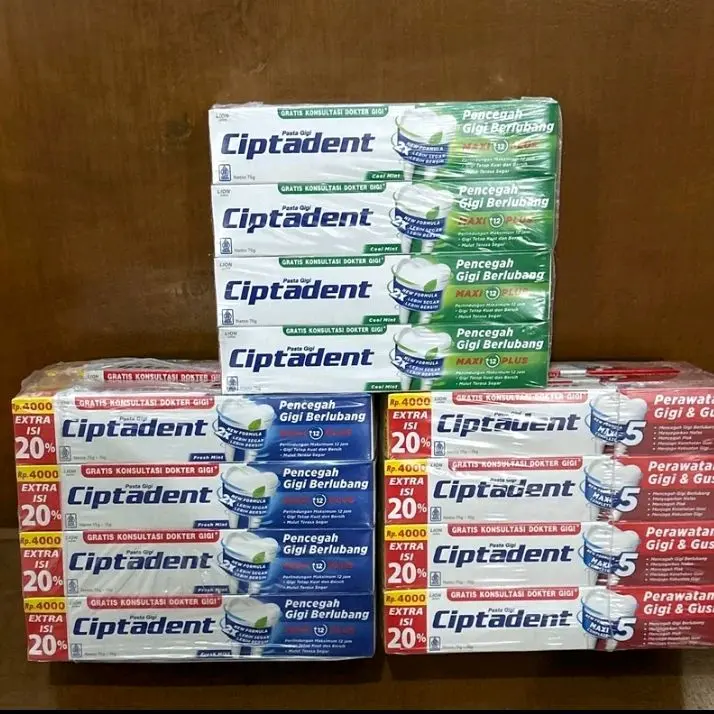 6pcs Pasta Gigi cipatadent 75g