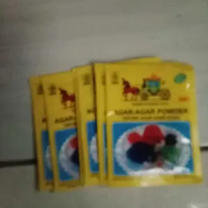 agar agar kereta kencana (ecer) 4warna 5 gram ekonomis