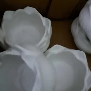 Tempat Wadah Lilin Aromaterapi / Tempat wadah pembakar dupa aromaterapi/ model Bunga Teratai Putih.