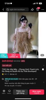 Product Review of T183 Váy Xếp Nếp  – Phong Cách Thanh Lịch, Dịu Dàng và Quyến Rũ Dạ Thảo Boutique2 from H**🤍 0