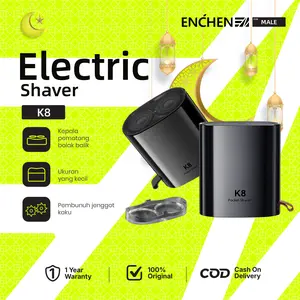Enchen K8 Pop-up Shaver Mini Travel Alat Cukur Elektrik Pencukur Jenggot Waterproof Portable